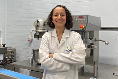 Gaelle Fargues in the ADM Milling lab