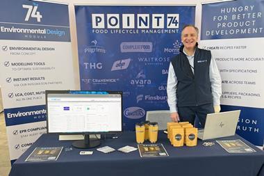 Point 74 - Chief commercial officer  Mark Wood exhibits the new Pro tool for SME food manufacturers