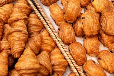 Croissants and pain au chocolat for sale