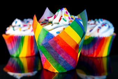 Chevler Rainbow Crimped Cupcake Case and Tulip Muffin Wrap  2100x1400