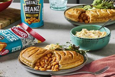 Ginsters - Beanz & Cheese Slice  2100x1400