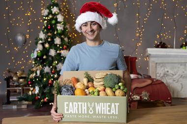 Earth & Wheat founder James Eid with new Christmas Feast Rescued Box  2100x1400