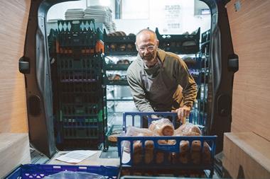 Cybake - Roger's Bakery founder Roger Haycock handles products in his van