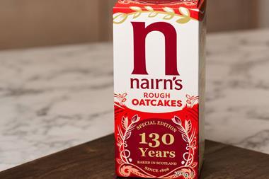 Nairn's - Rough Oatcakes featuring Emily's Hogarth special edition design