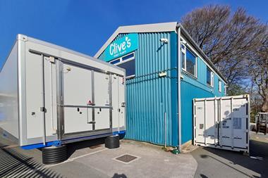 Clive's Purely Pies - New external freezer and engineers workshop installed at Dartmouth factory - 2100x1400