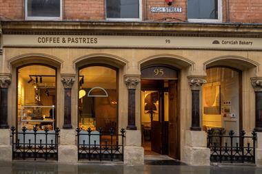 Cornish Bakery - Recently opened shop on Worcester high street - 2100x1400