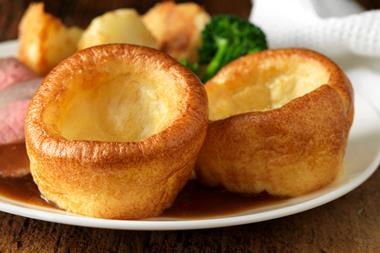 Roast beef with Yorkshire puddings
