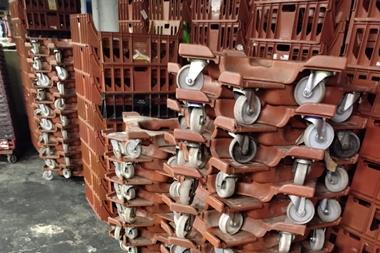 Bakers Basco - Omega baskets and dollies used in the West Midlands