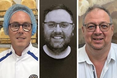 British Society of Baking - L-R Tom Moore, Kevin Sargent and Eric Balzan