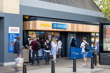 Greggs - New Bitesize Greggs outlet at Tesco Southwark Superstore
