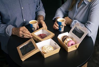 Bakery items in packaging