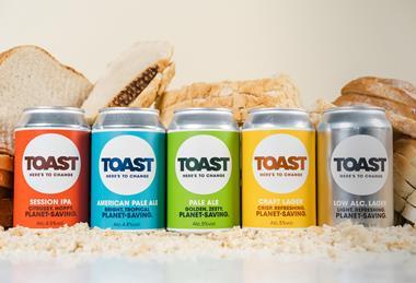 Toast Ale cans of beer