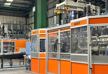 Werit - Newly installed Magic blow-moulding machine at Werit UK's site in Irlam, Greater Manchester - 2100x1400