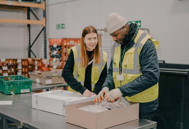 FareShare warehouse - Emily & Kristian