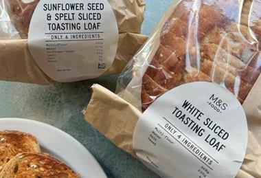 M&S - New White Sliced Toasting Loaf and Sunflower Seed & Spelt Toasting Loaf  - 2100x1400