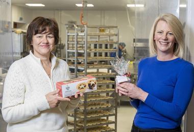 The Gluten Free Kitchen founder Sue Fleming (left) with FW Capital portfolio manager Lindsey McMenamin.  2100x1400