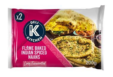 Deli Kitchen - Flame Baked Indian Spiced Naan - 2100x1400