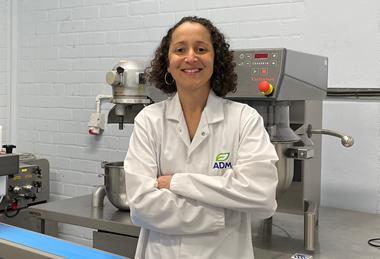 Gaelle Fargues in the ADM Milling lab