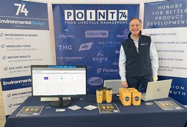 Point 74 - Chief commercial officer  Mark Wood exhibits the new Pro tool for SME food manufacturers