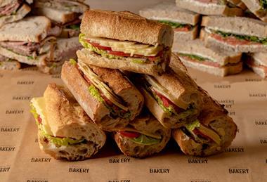 Claridge's Bakery - Cheese salad baguettes
