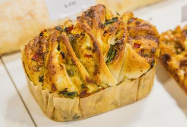 British Baker - Pesto, Roasted Pepper & Mozzarella Babka by 31 Mallory Bakery won a gold medal