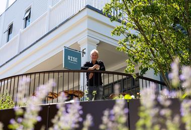 Steve Grocutt, Founder and CEO, at RISE by Cornish Bakery in GWQ