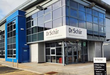 Dr. Schär - The external facade of Dr. Schär UK's manufacturing site in Glasgow - 2100x1400