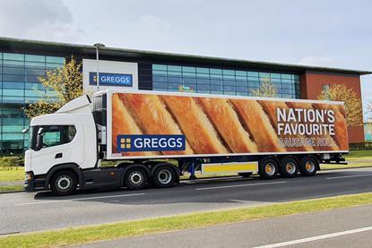 Greggs - Logistics truck