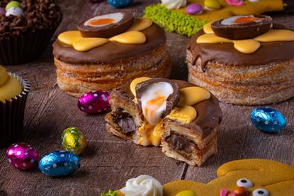 Wenzel's The Bakers - Easter Chocolate Egg Croisnut - 2100x1400