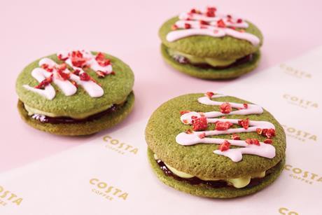 Costa Coffee -Strawberry & Matcha Cookie Sandwich - 2100x1400