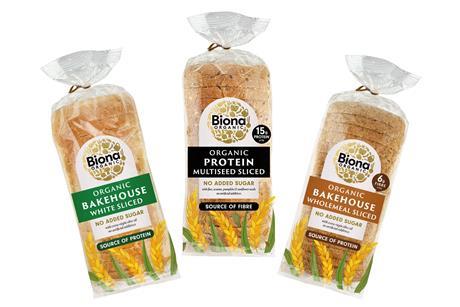 Biona sliced bread range
