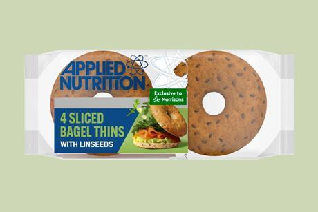 Morrisons - Applied Nutrition Sliced Bagel Thins - 2100x1400