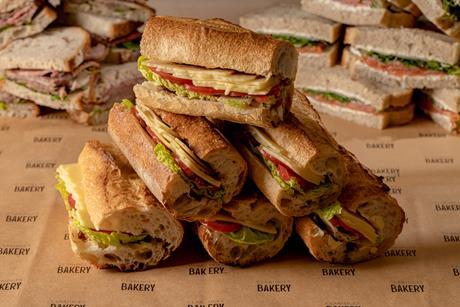 Claridge's Bakery - Cheese salad baguettes