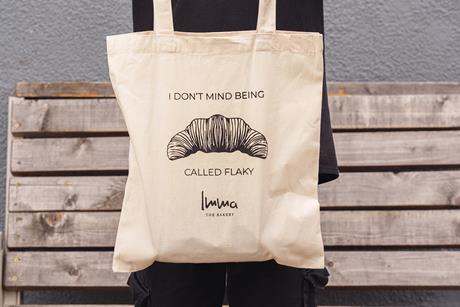 Imma the Bakery branded tote bag