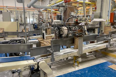 HSE - A photo taken by an HSE investigator of the packer closing machine at ADM Milling's site in Corby following a 2023 incident where a worker lost a finger