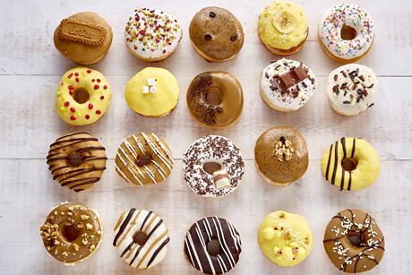 CSM Ingredients crembels range on doughnuts