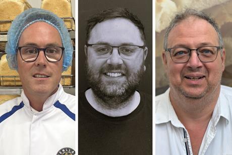 British Society of Baking - L-R Tom Moore, Kevin Sargent and Eric Balzan