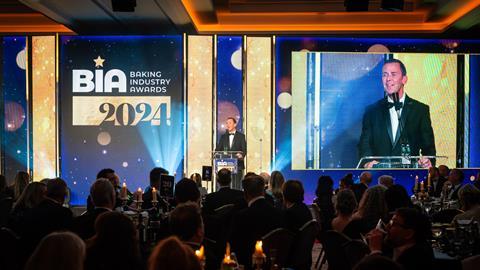 Scott Mills welcomes guests to the 2024 Baking Industry Awards