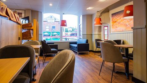 New seating area at Melton Road