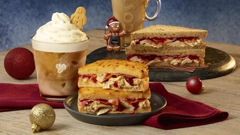 Turkey & Trimmings Toastie_Turkey Feast Sandwich_ Gingerbread & Cream Hot & Iced Latte