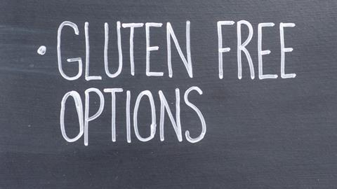 Vegan and gluten free signs - Getty