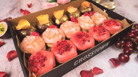 A box of Crosstown Valentine’s Day dough bites  3200x1800