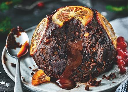 Melt in the middle chocolate Orange pudding 
