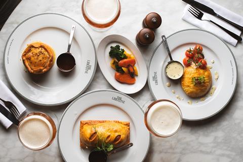 The Libertine London - trio of pies for March 2025