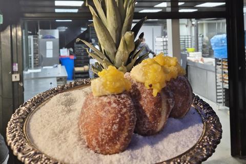 Bread Ahead  - Coconut Cream with Pineapple & Timut Pepper Jam doughnut  2100x1400