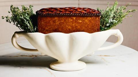 Brasserie Constance - Hand-raised Coronation Chicken Pie - 3200x1800