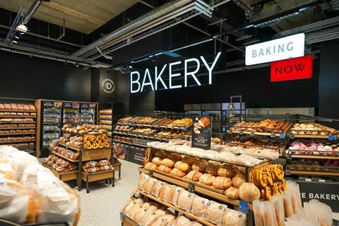 A freshly stocked bakery in M&S Liverpool One