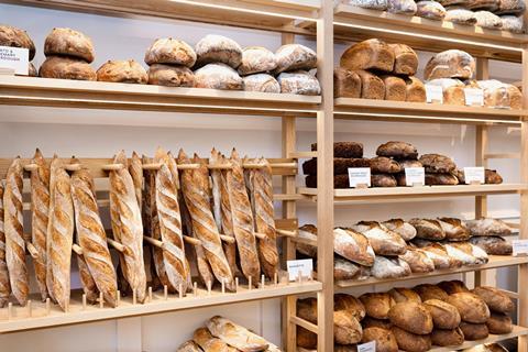 Gail's Bakery's various sourdough offerings at one of its shops