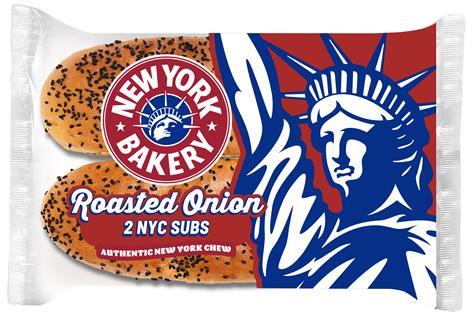 New York Bakery - Roasted Onion NYC Subs 2-pack