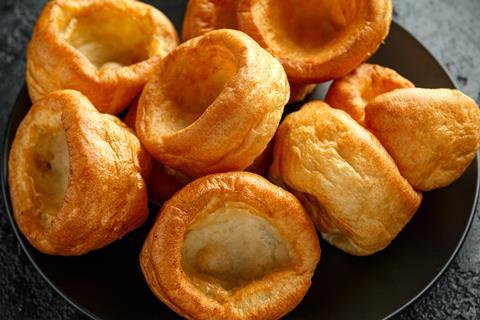 Yorkshire puddings in a bowl